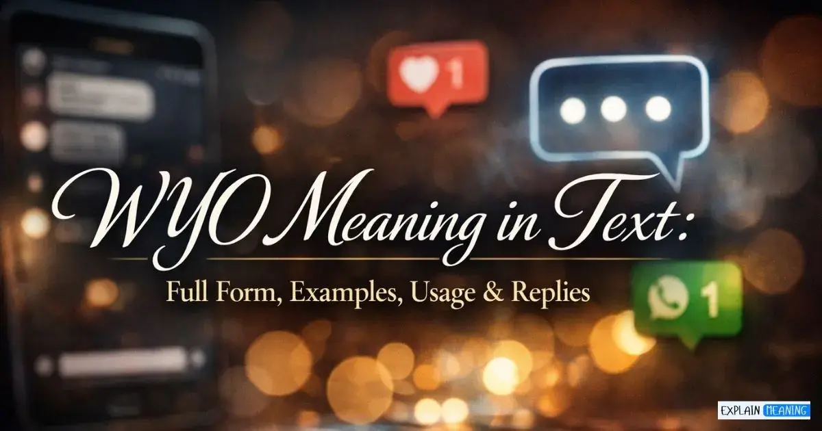 WYO Meaning in Text