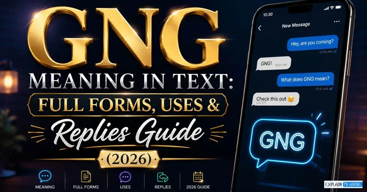 GNG Meaning in Text